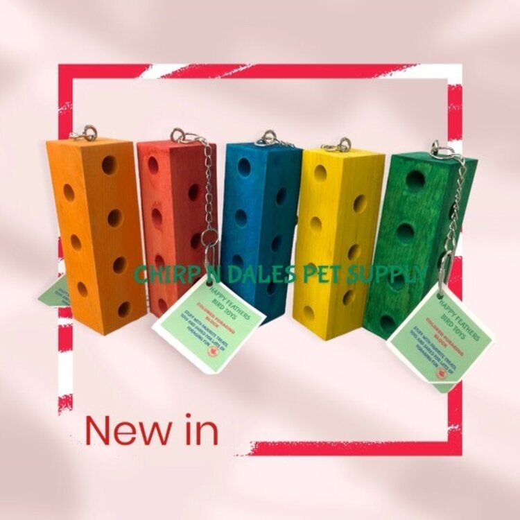 Happy Feathers Happy Feathers Colored Foraging Block