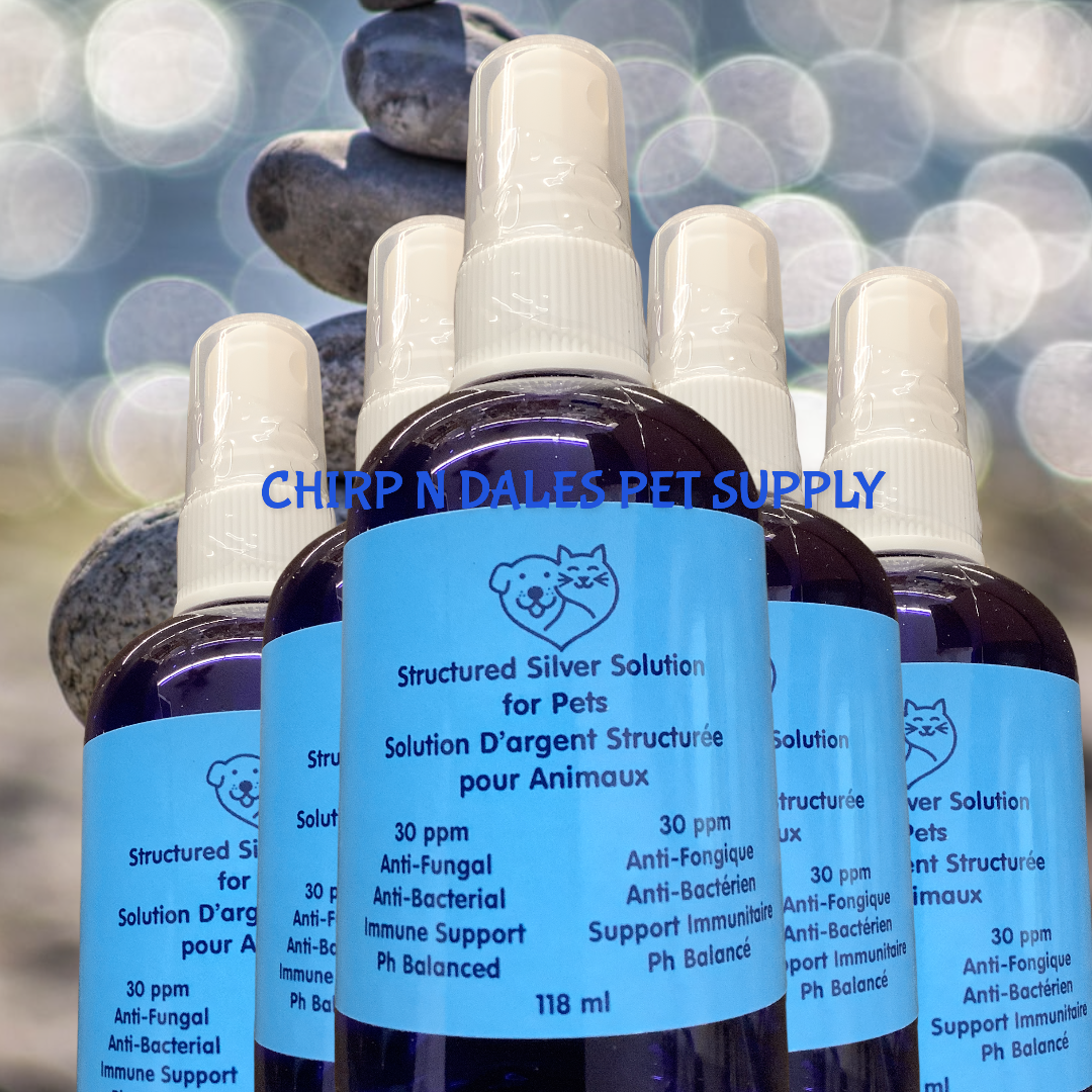 Silver4Wellness Structured Silver Solution for Pets (118ml) Chirp N