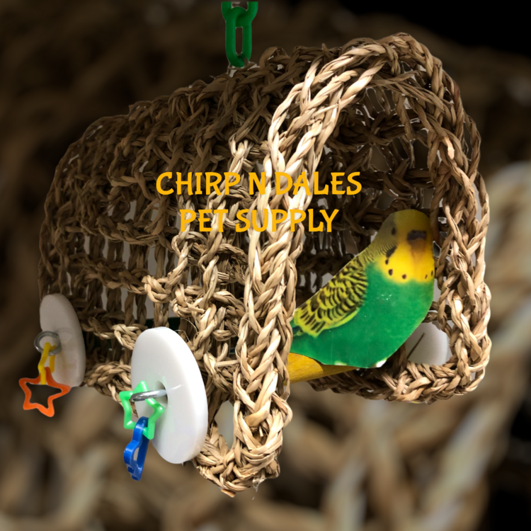 Bonkers Bonkers Seagrass Covered Wagon Small (7x4x6)