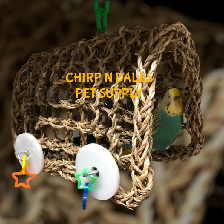 Bonkers Bonkers Seagrass Covered Wagon Small (7x4x6)