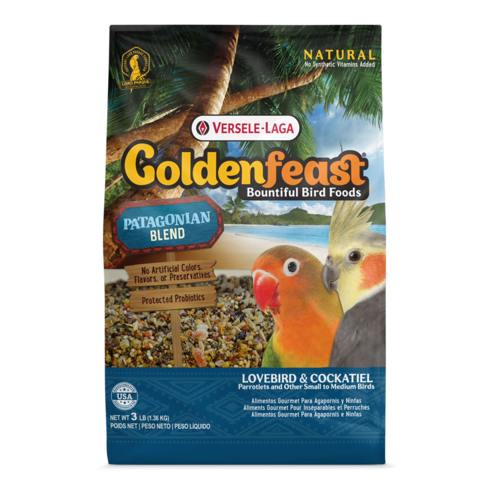 Goldenfeast Goldenfeast Patagonian Blend  17.5 lb (formerly Petite Hookbill Legume)