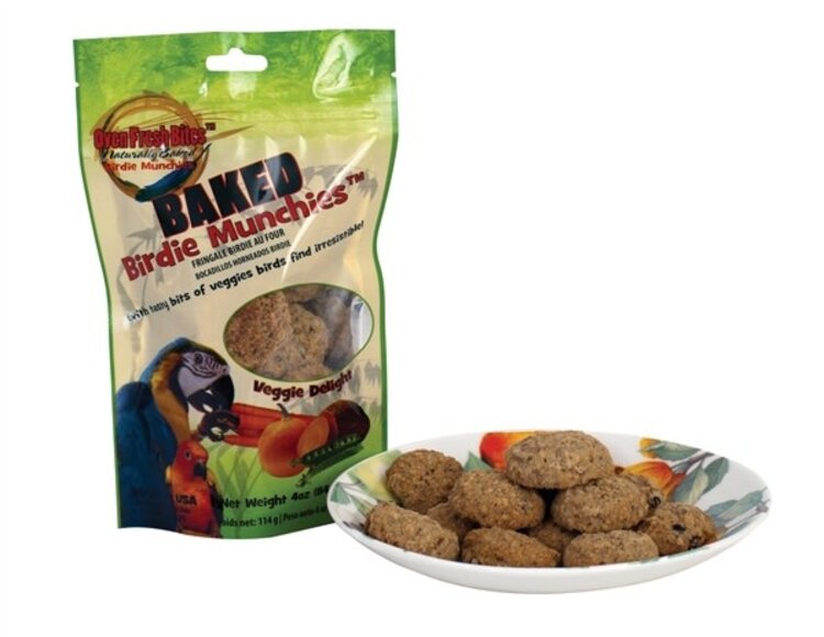 Sunseed/Vitakraft A&E  Baked Birdie Munchies - Veggie Delight 4oz