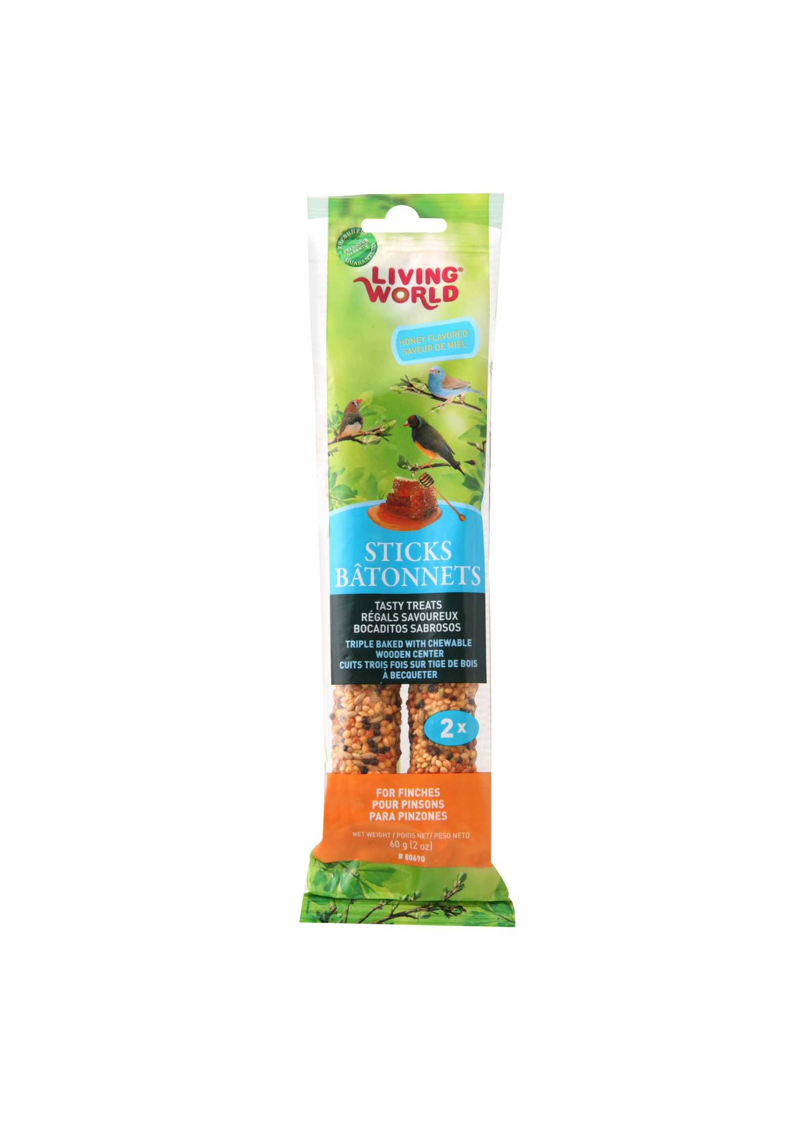 Living World Hagen Living  World  Finch Honey Stick, 2-pack 60gr