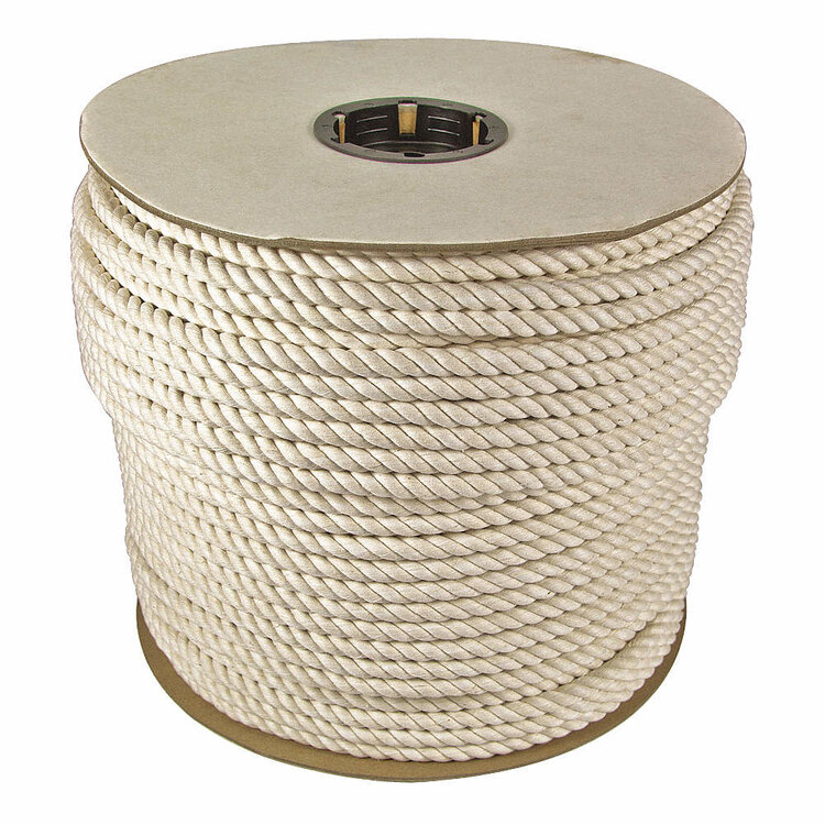 Chirp N Dales 100% Cotton 3 Strand Rope  1/2" (per foot)