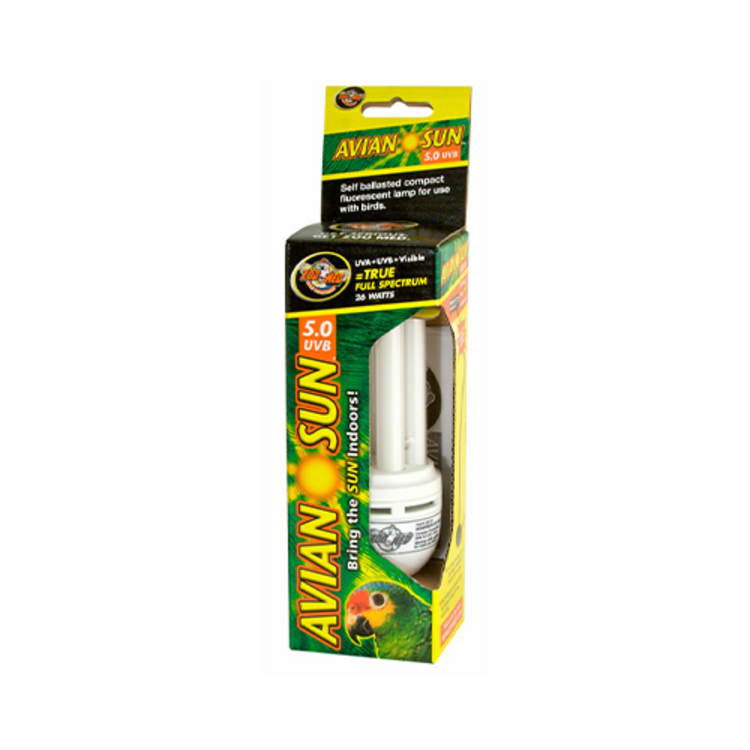 Zoo Med Labs Zoo Med Avian Sun 5.0 UVB Compact Fluorescent