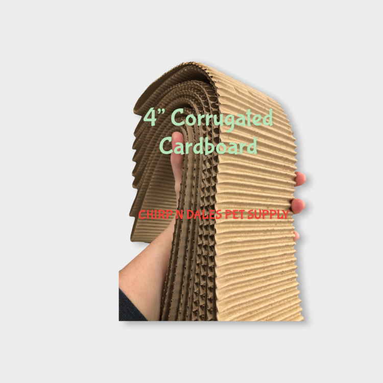 Chirp N Dales Corrugated Cardboard 4" Width per Foot