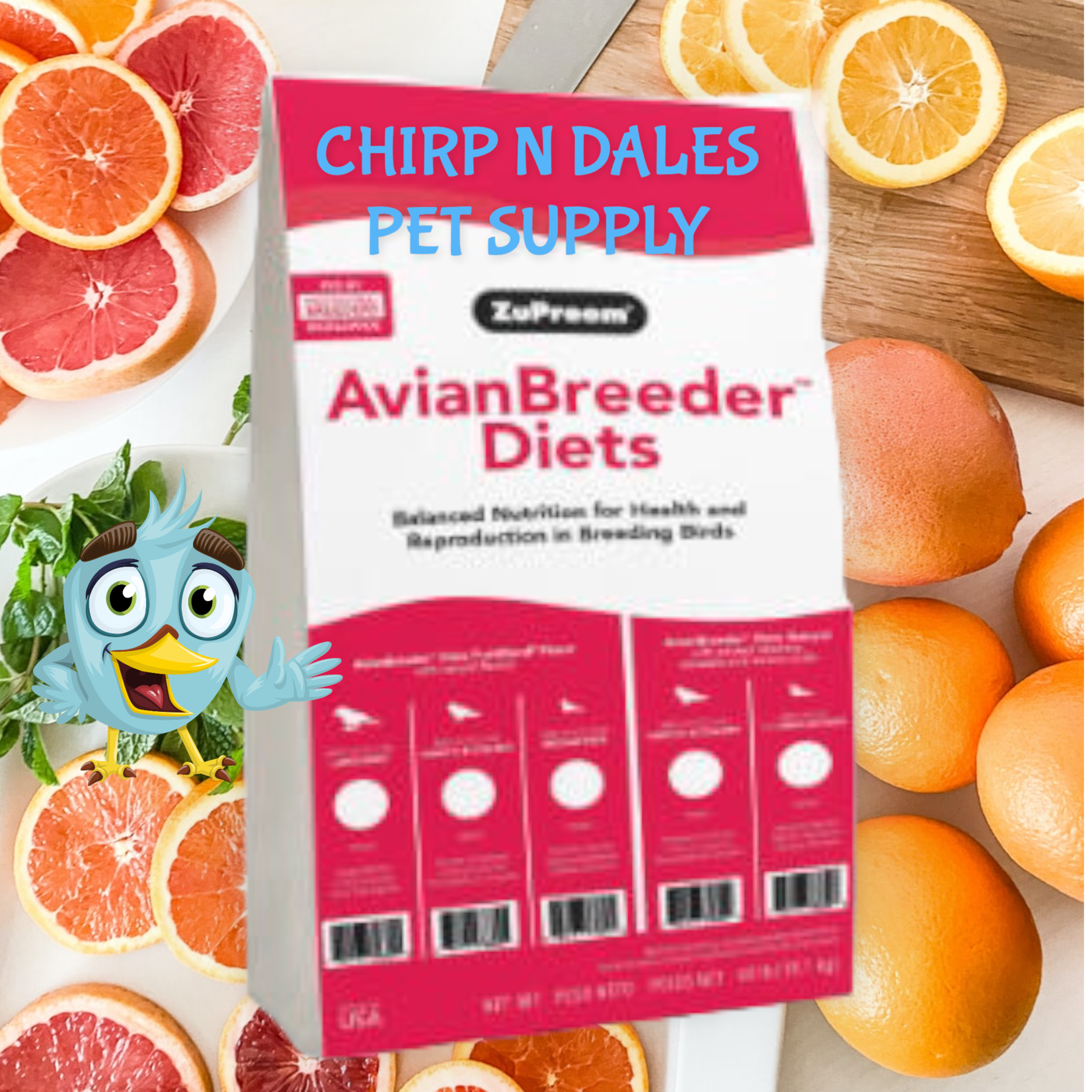 Zupreem Zupreem Fruitblends Medium Breeder (1 lb) 175B