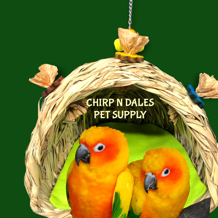 Bonkers Bonkers Open Grass Hut Large 9''x 8''x 7''