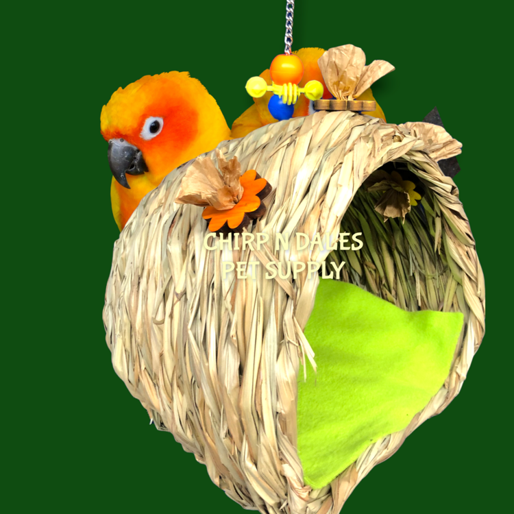 Bonkers Bonkers Open Grass Hut Large 9''x 8''x 7''