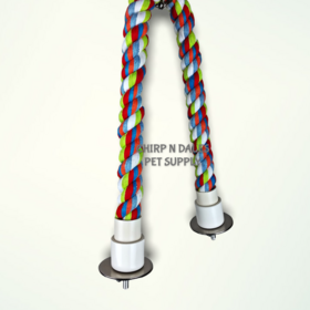 Happy Beaks Happy Beaks Cotton Cable Perch HB570  22" x 0.75