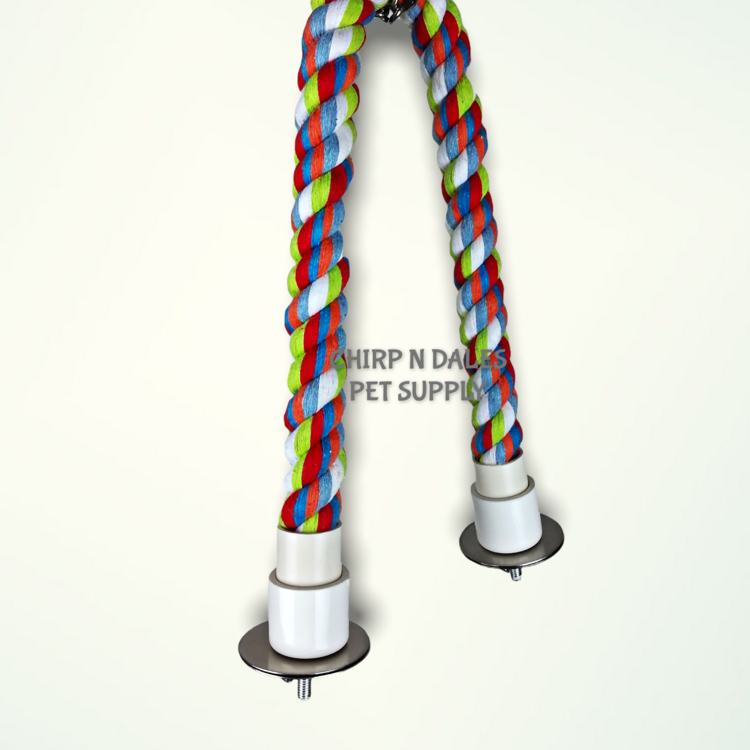 Happy Beaks Happy Beaks Cotton Cable Perch HB570  22" x 0.75