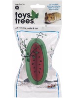 JW  Toys from Trees Watermelon Small Animal Toy, Large