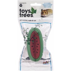 JW  Toys from Trees Watermelon Small Animal Toy, Large