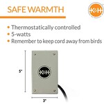 K&H Pet Snuggle-Up Bird Warmer Small/Medium (3”x5”) #9050