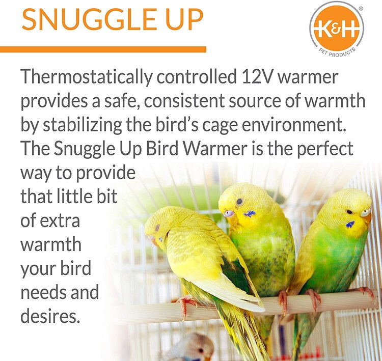 K&H Pet Snuggle-Up Bird Warmer Small/Medium (3”x5”) #9050