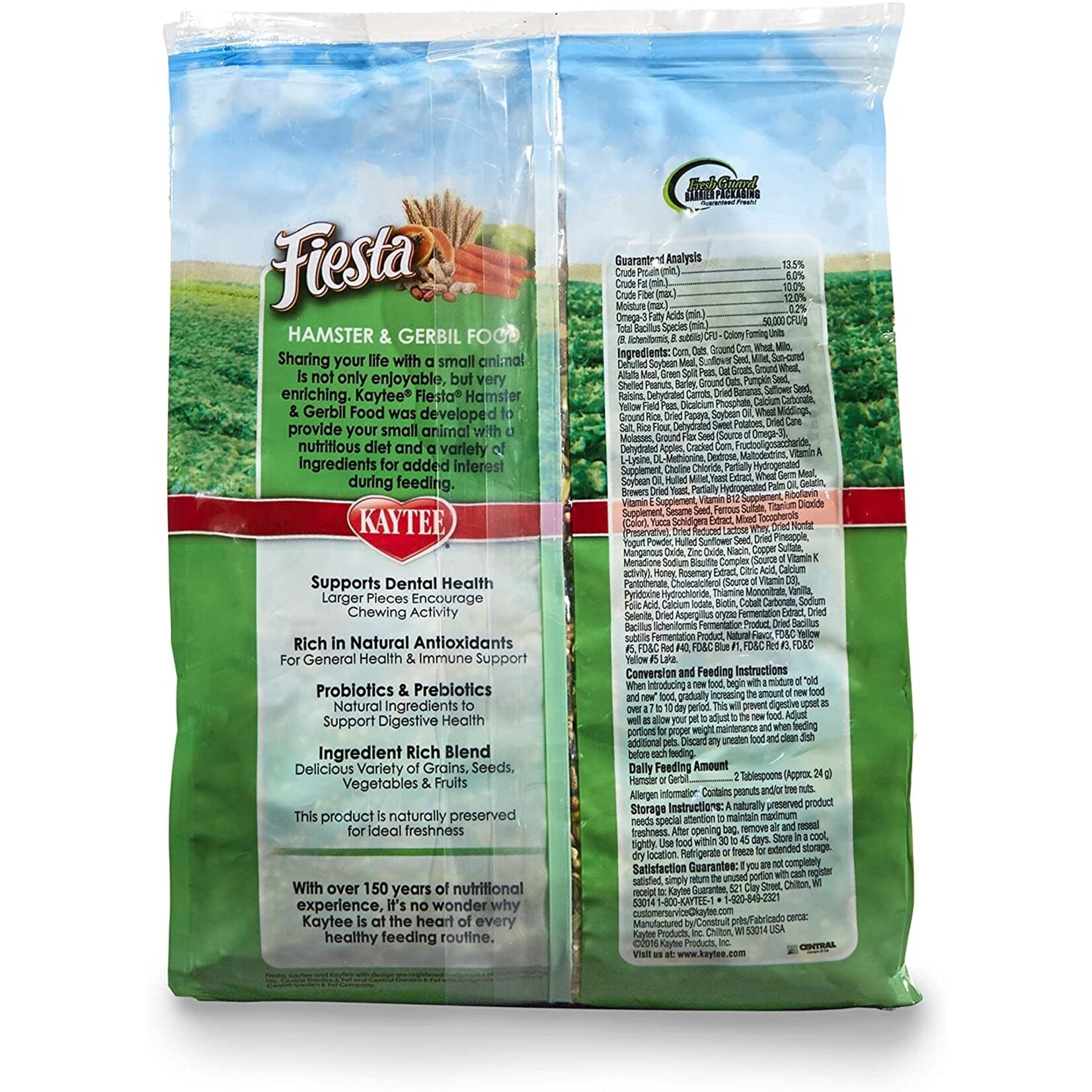 Kaytee Hamster & Gerbil Food  (4.5lb)
