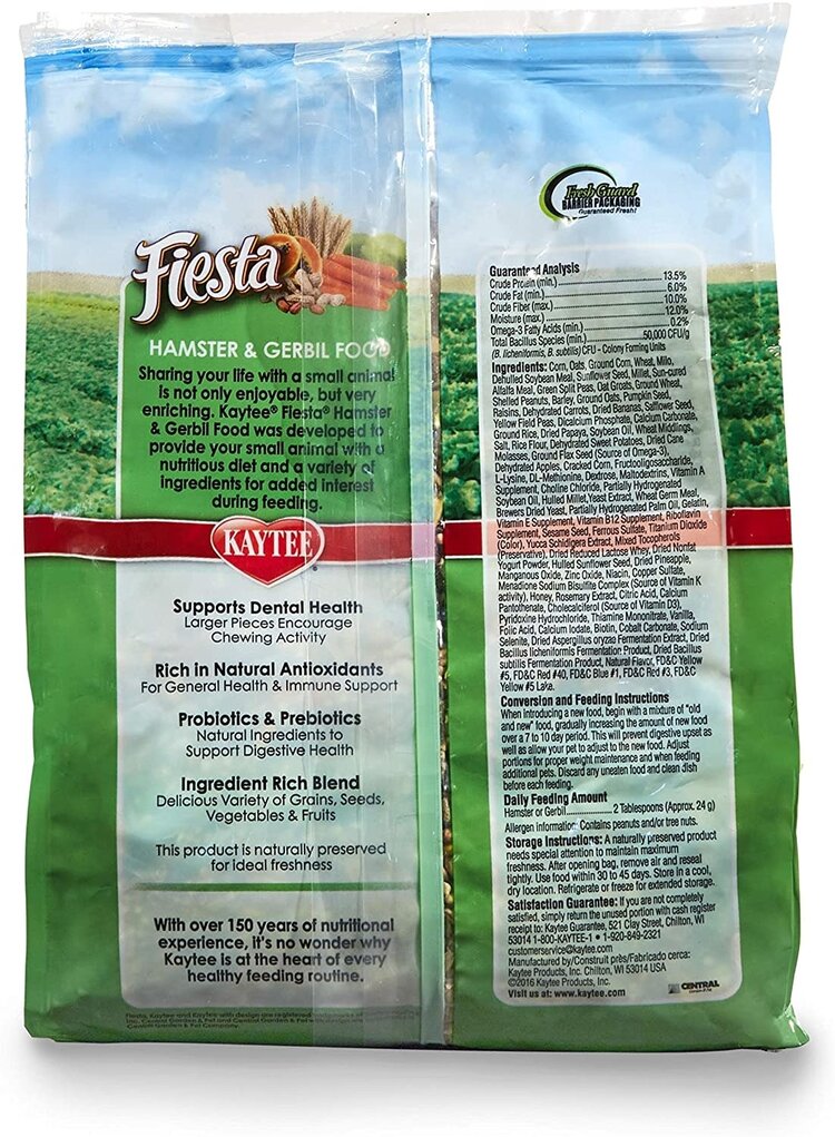 Kaytee Hamster & Gerbil Food  (4.5lb)