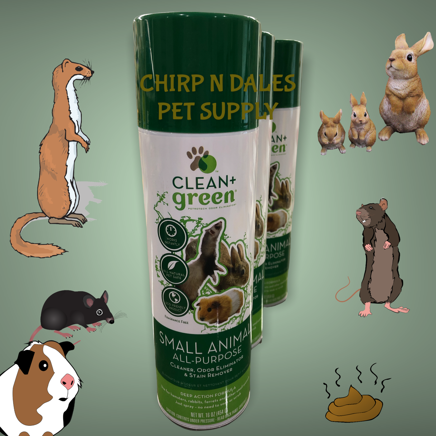 Clean & Green Small Animal All Purpose Cleaner (16oz)