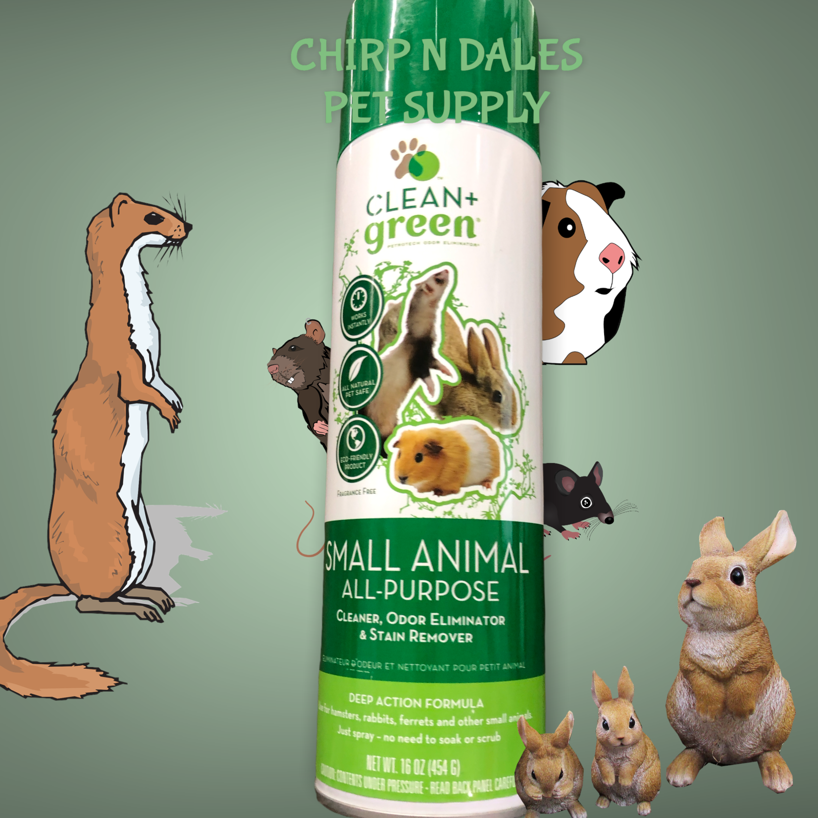 Clean & Green Small Animal All Purpose Cleaner (16oz)