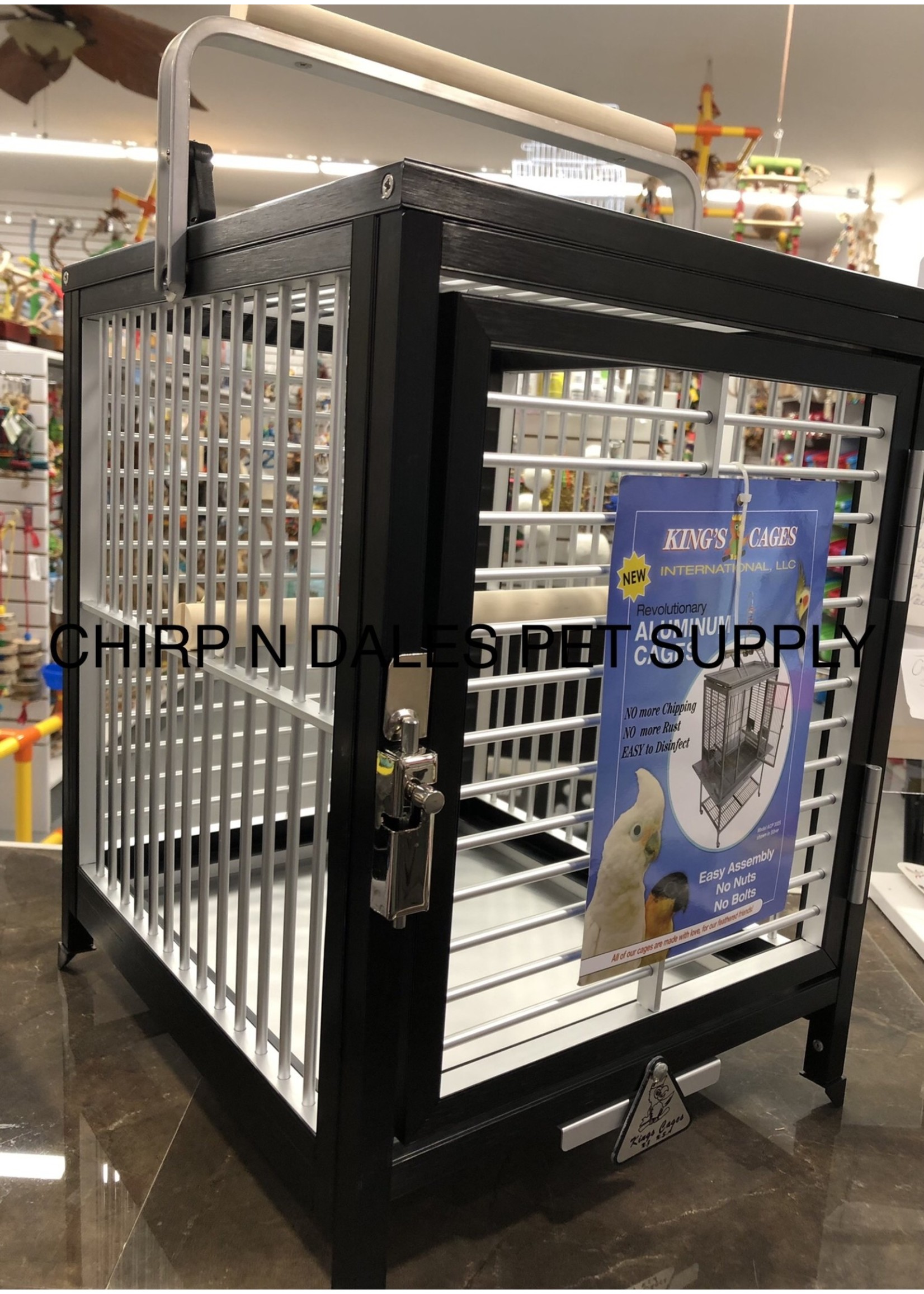 kings aluminum travel cage