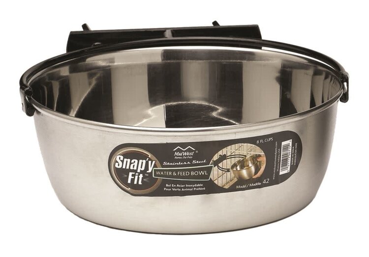 MidWest Homes for Pets Midwest Snappy Fit Bowl (2L)