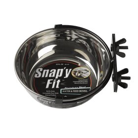 MidWest Homes for Pets MidWest Snap'y Fit S/S Water & Food Bowl  (20oz)