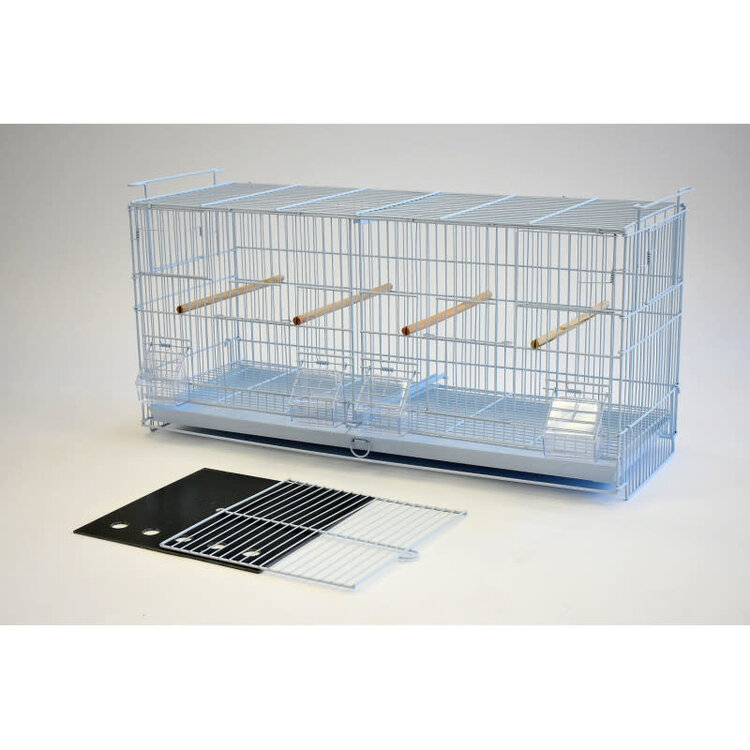 Glitter Pets GLITTER PET STACKED FINCH CANARY BREEDER CAGES (BR04) 30"(set of of 4 cages)