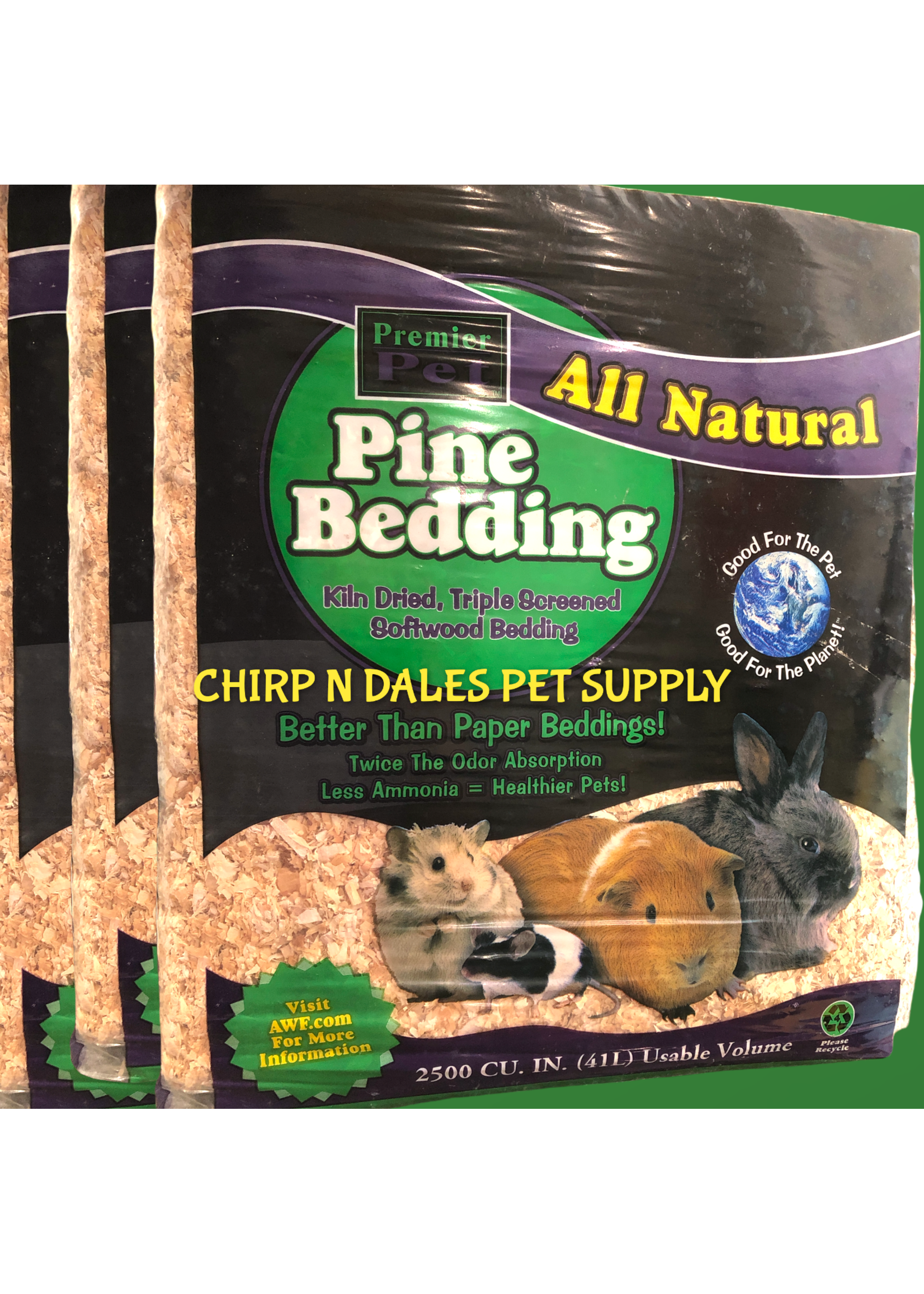 Premier Pet Pine Bedding  41L/2500 cu in.