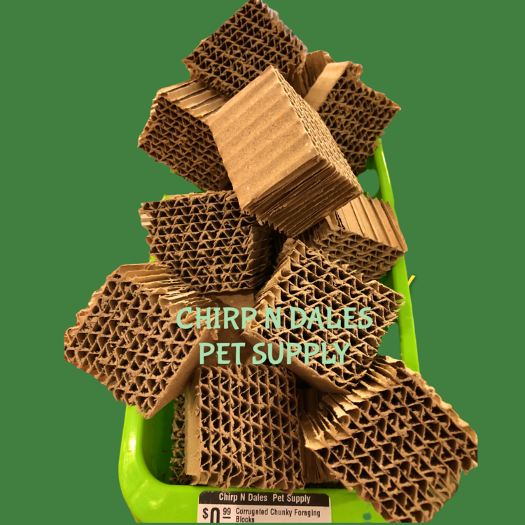 Corrugated Chunky Foraging Blocks
