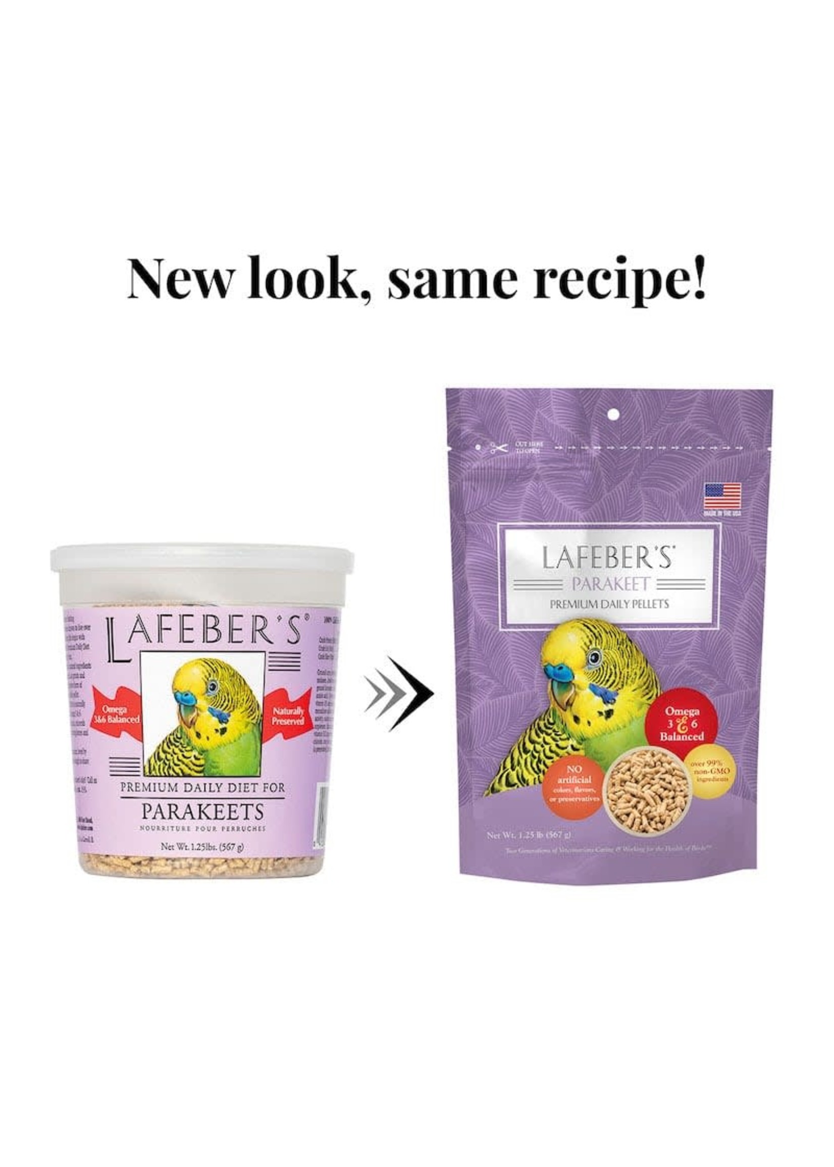 Lafeber's Lafeber Premium Daily Diet for Parakeets (1LB) 341