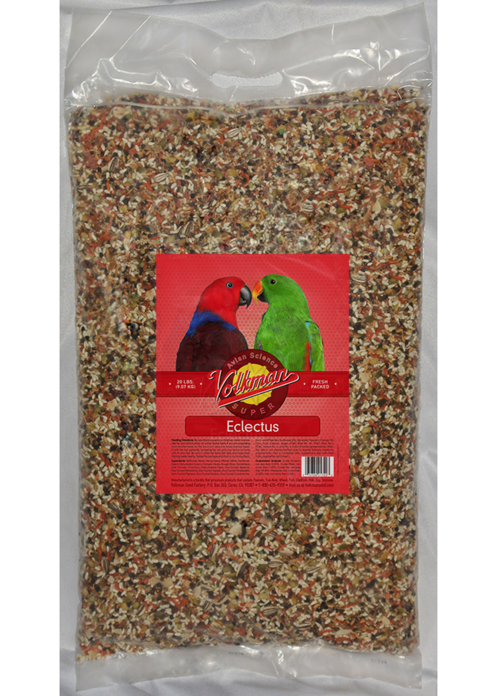 Volkmans Volkmans Avian Science Super Eclectus (20LB)