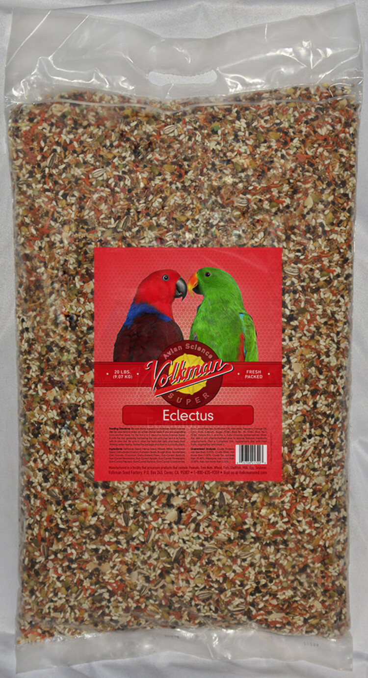 Volkmans Volkmans Avian Science Super Eclectus (20LB)