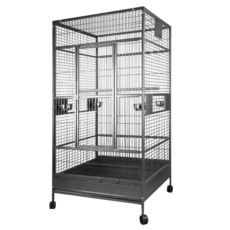 Hari Hari Flat Top Parrot Cage (99x99x190cm)