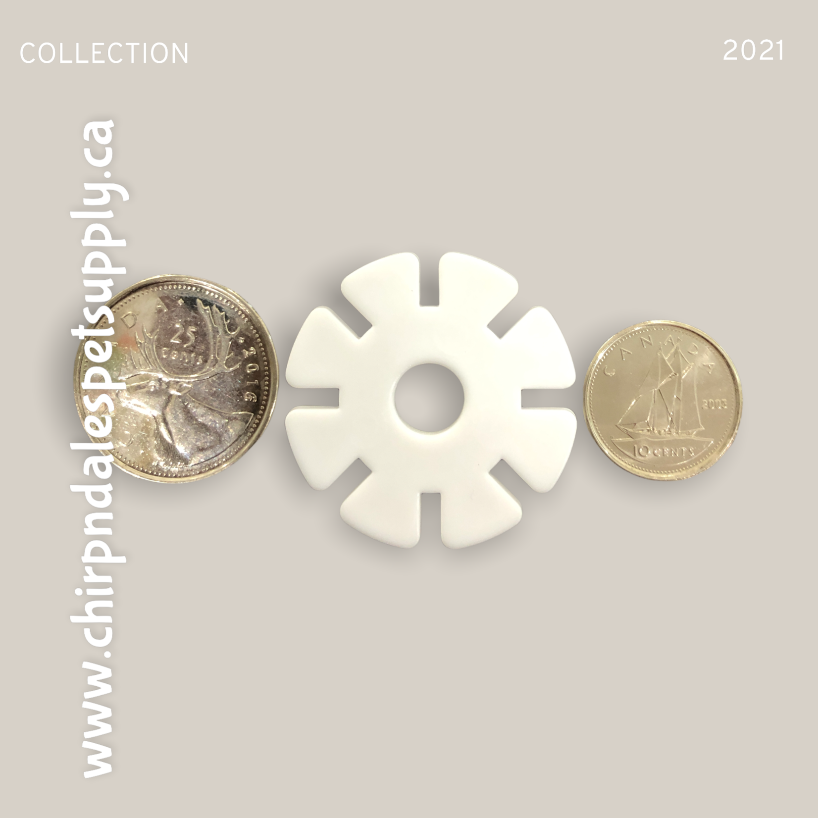 Plastic Snowflake Discs