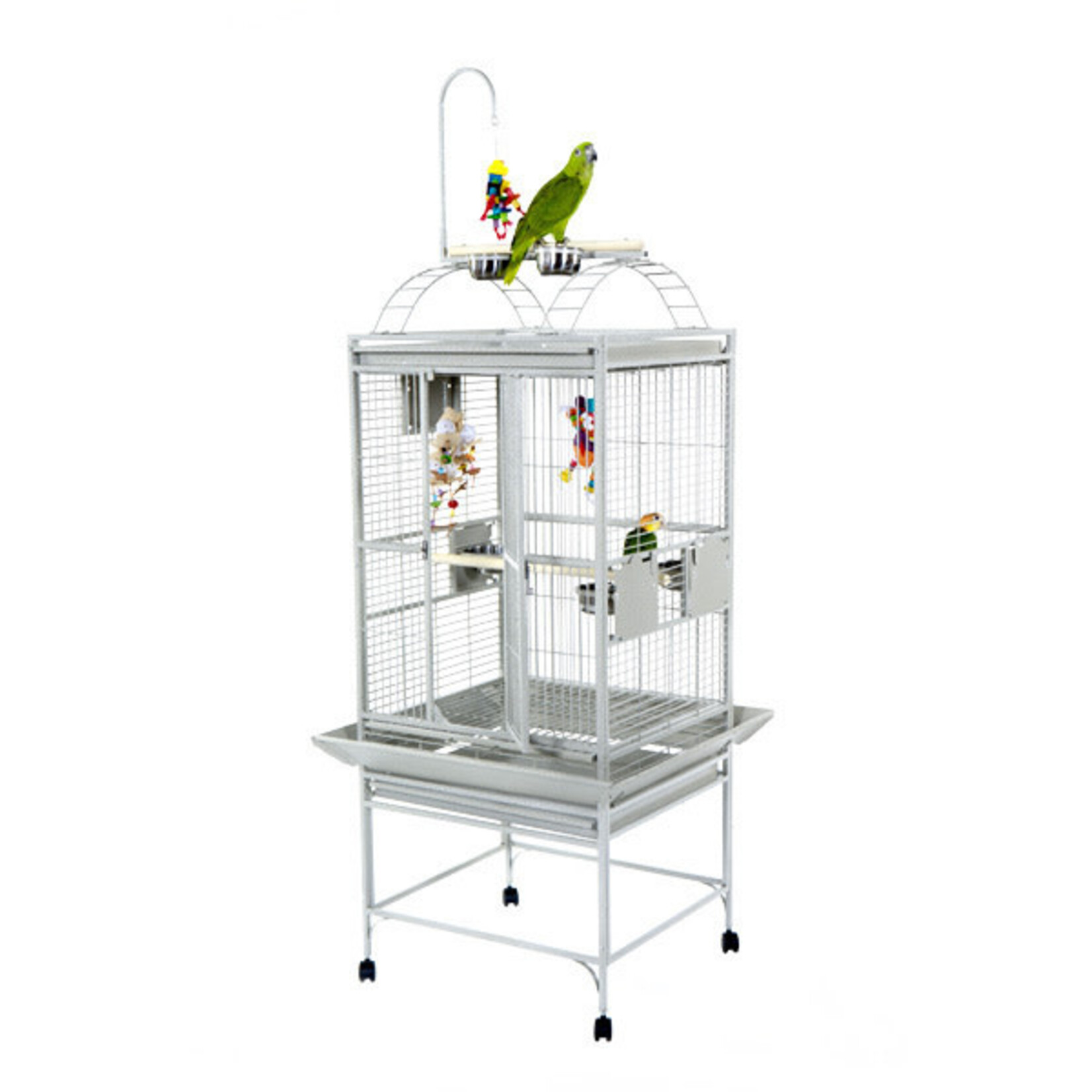 A&E AE 8002422 Playtop Cage 24''x22''x62''  Stainless Steel