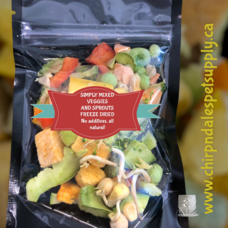 CND Freeze Dried Products Simply Mixed Veggies and Sprouts Freeze Dried