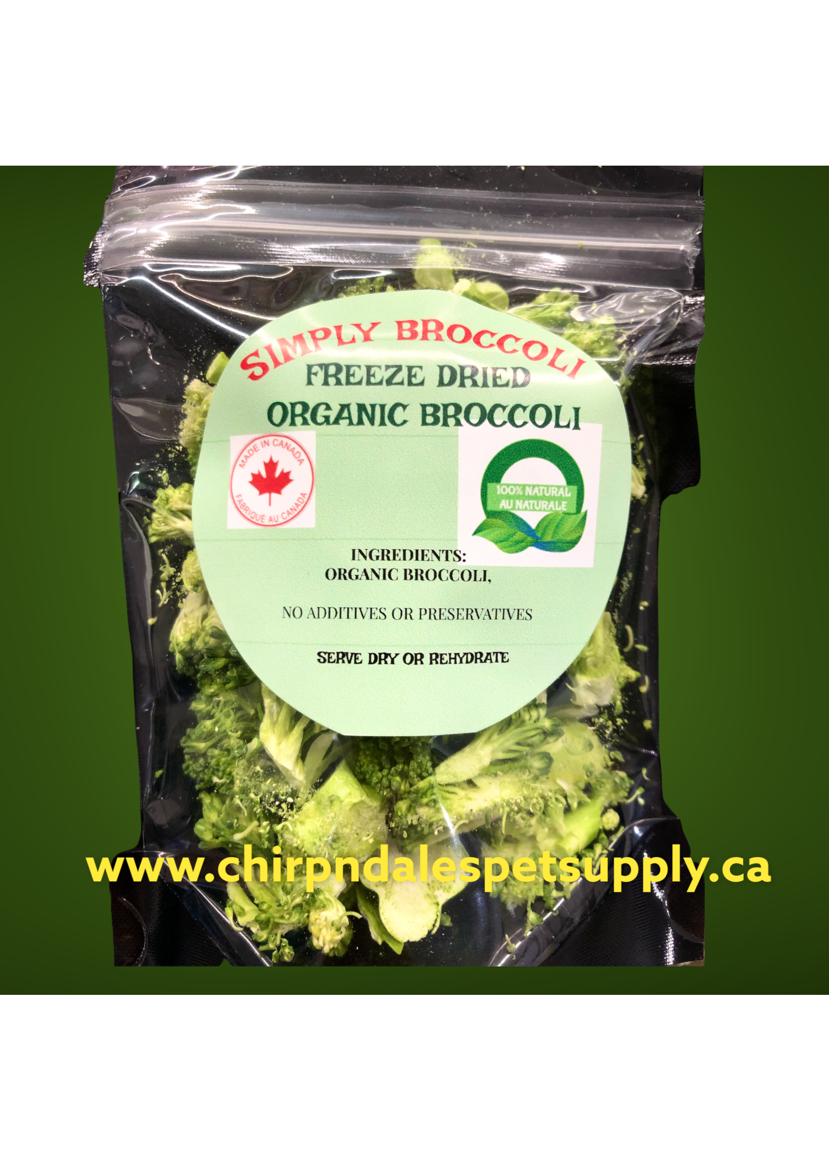 CND Freeze Dried Products Simply Broccoli Freeze Dried