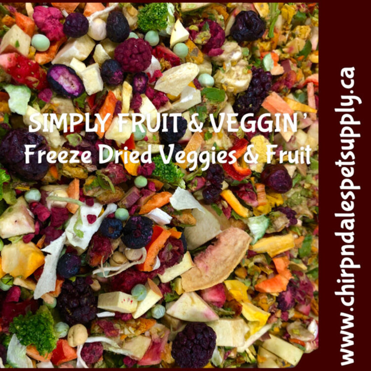 CND Freeze Dried Products Simply Fruit & Veggin’ Freeze Dried Veggies & Fruit with Sprouts