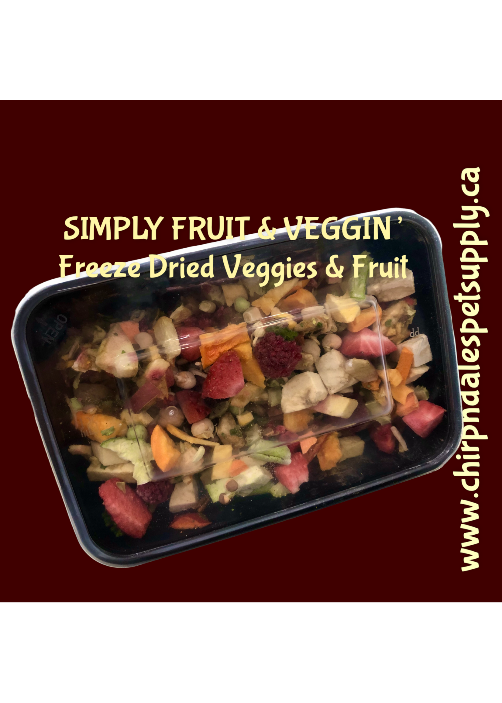 CND Freeze Dried Products Simply Fruit & Veggin’ Freeze Dried Veggies & Fruit with Sprouts