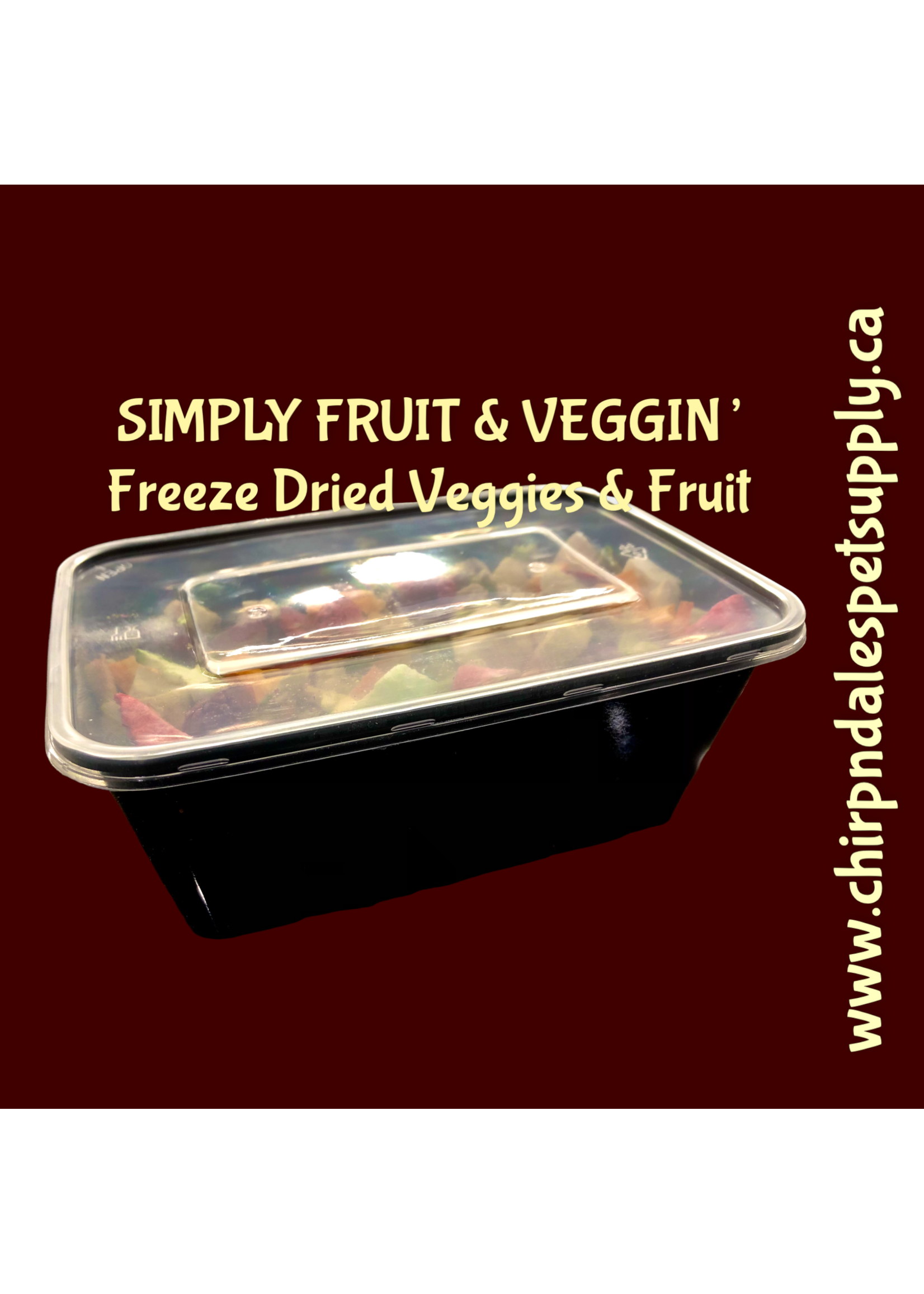 CND Freeze Dried Products Simply Fruit & Veggin’ Freeze Dried Veggies & Fruit with Sprouts