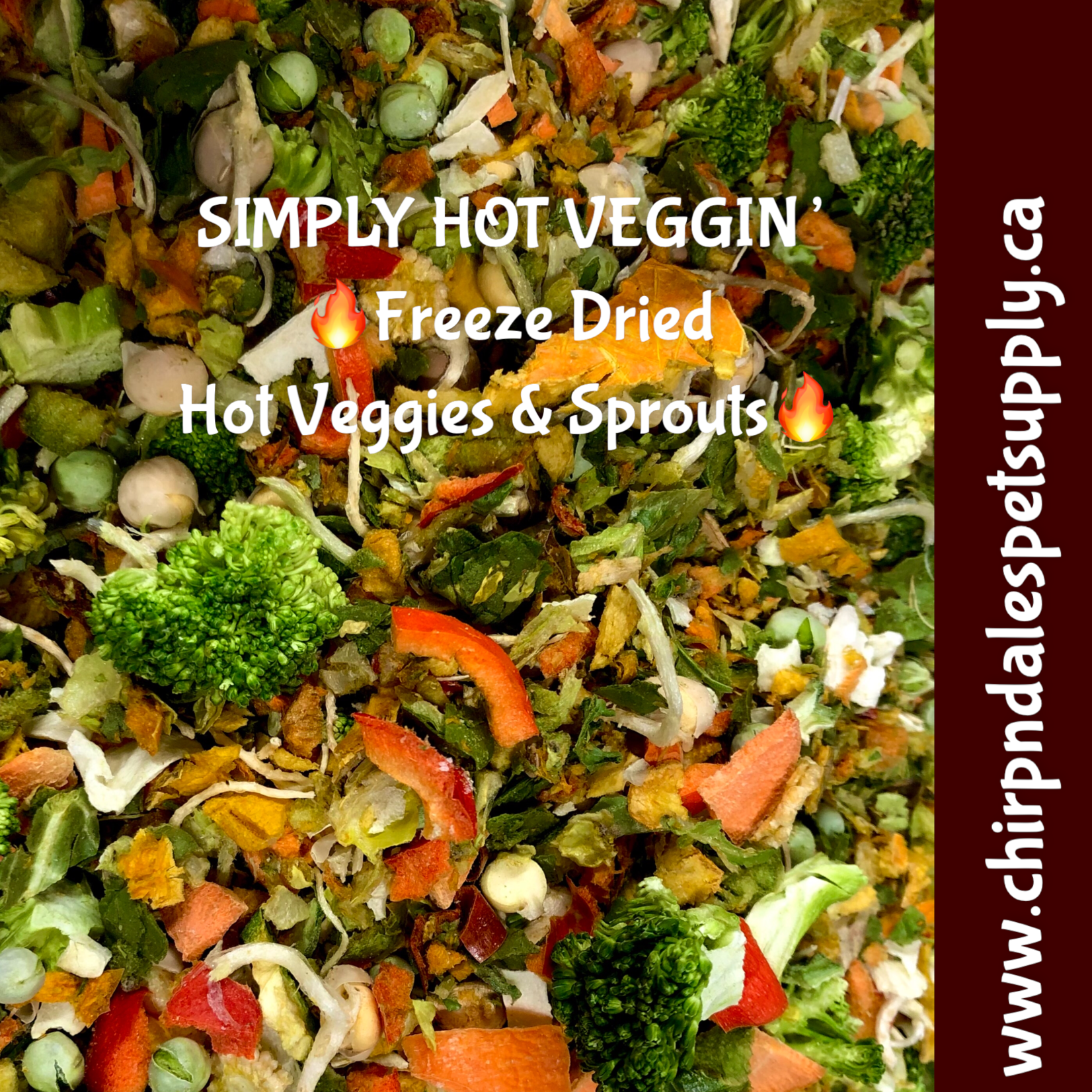 CND Freeze Dried Products Simply Hot Veggin’ Freeze Dried Hot Veggies and Sprouts