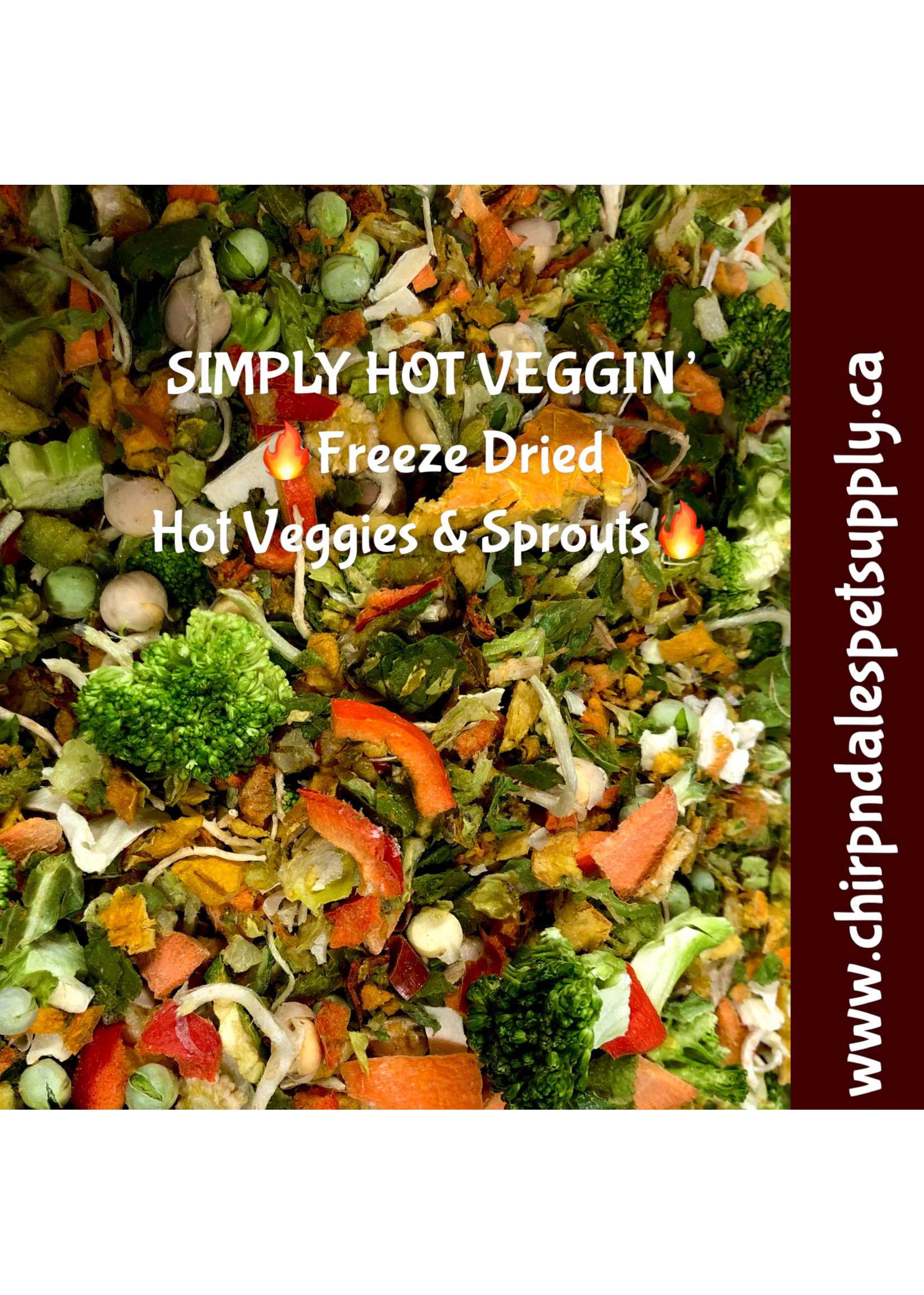 CND Freeze Dried Products Simply Hot Veggin’ Freeze Dried Hot Veggies and Sprouts