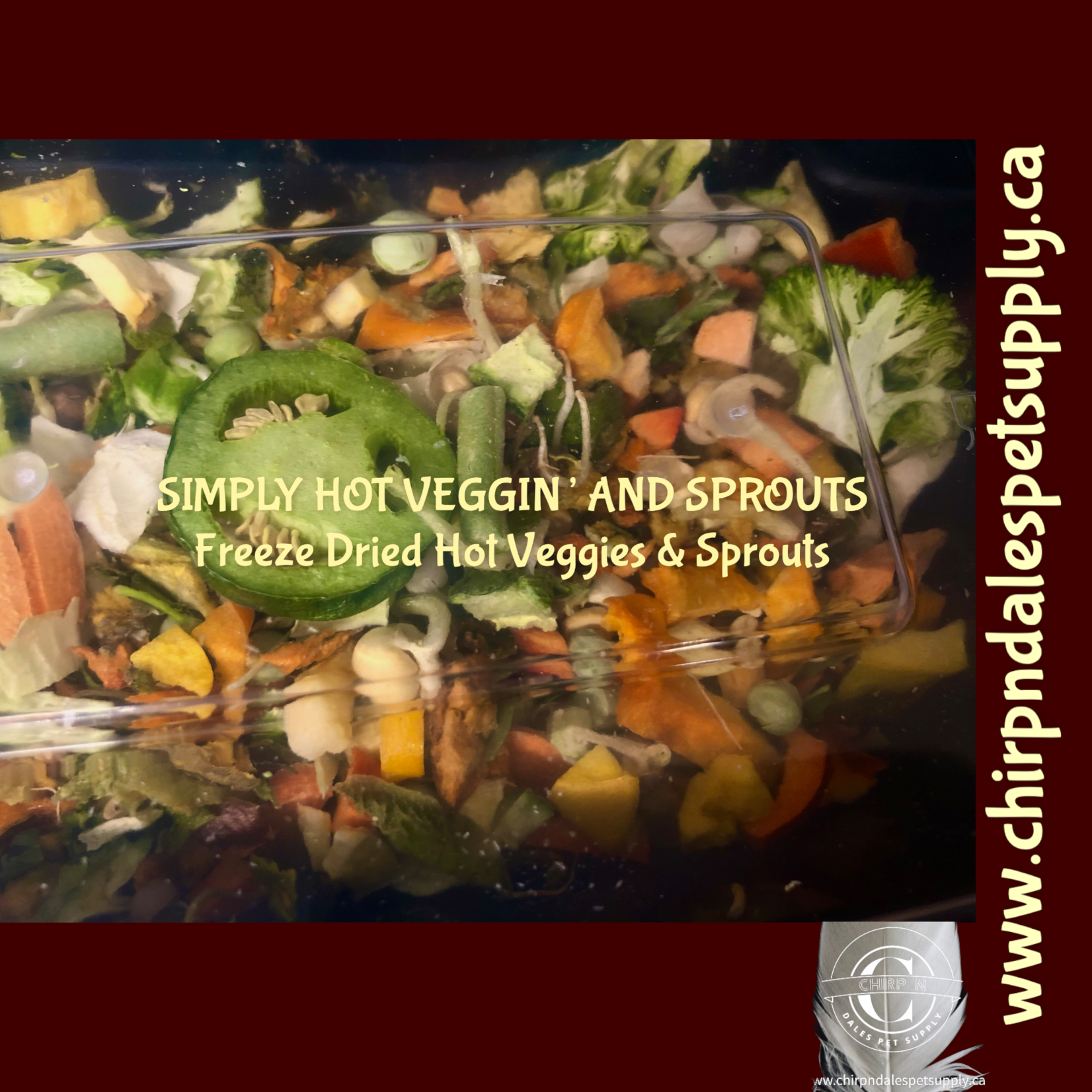 CND Freeze Dried Products Simply Hot Veggin’ Freeze Dried Hot Veggies and Sprouts