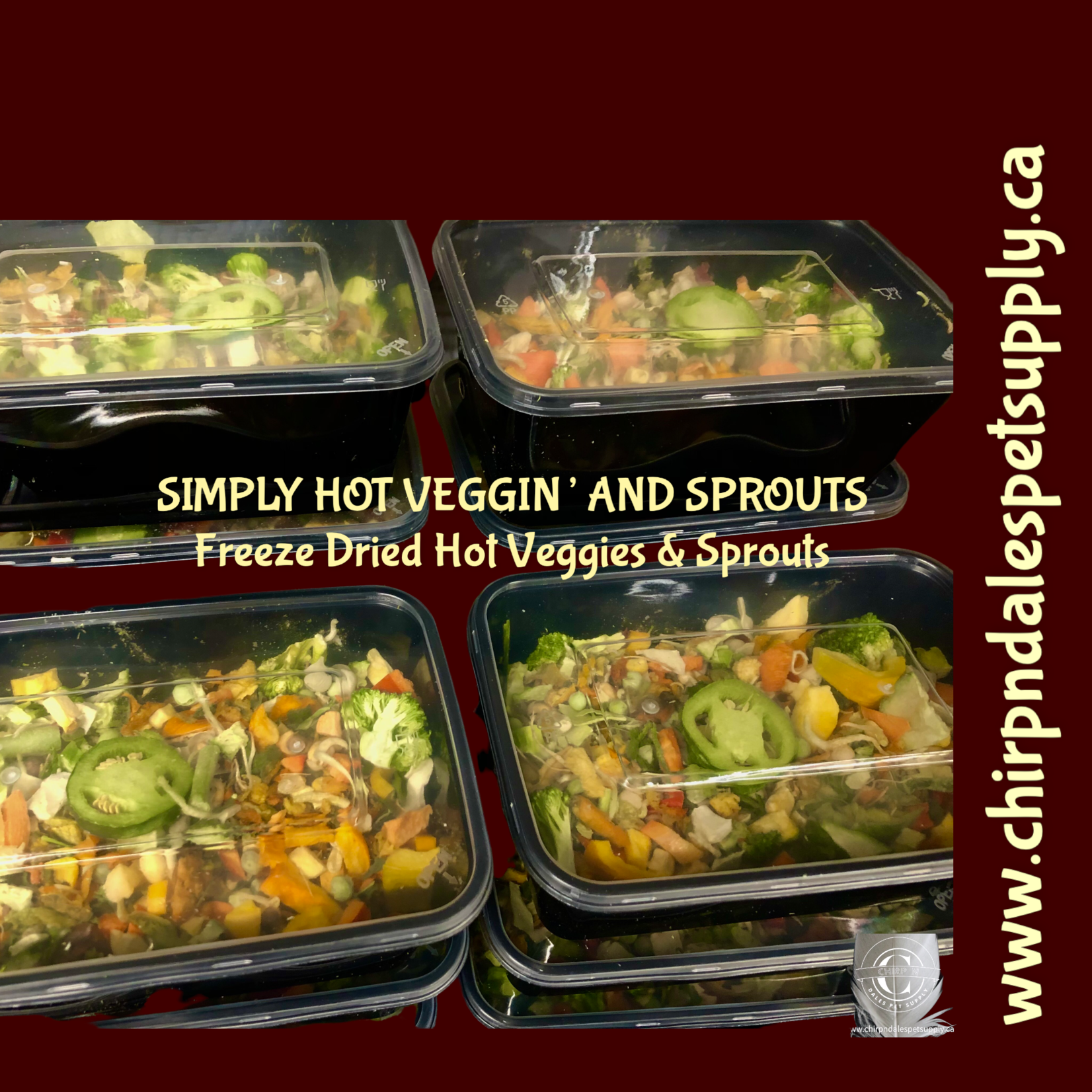 CND Freeze Dried Products Simply Hot Veggin’ Freeze Dried Hot Veggies and Sprouts