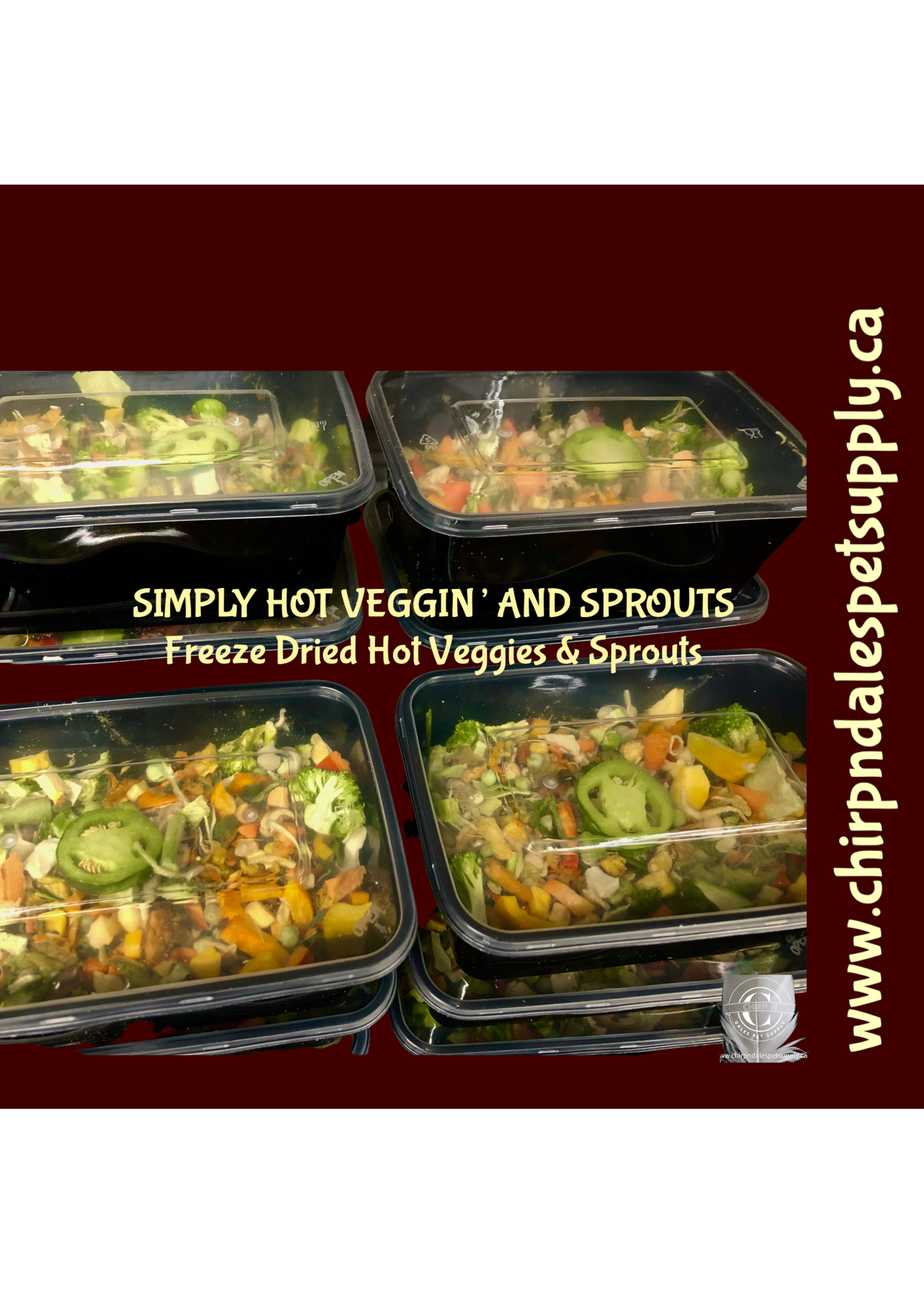 CND Freeze Dried Products Simply Hot Veggin’ Freeze Dried Hot Veggies and Sprouts