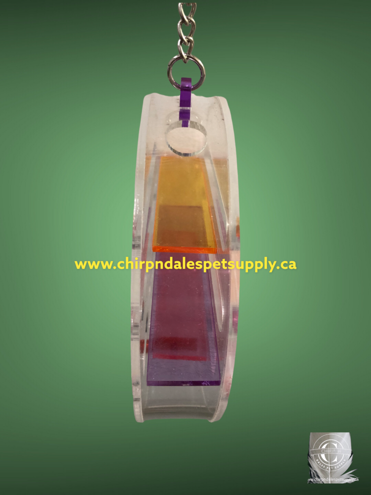 Kings Cages Kings Cages Four Level Foraging Hanging Wheel Medium