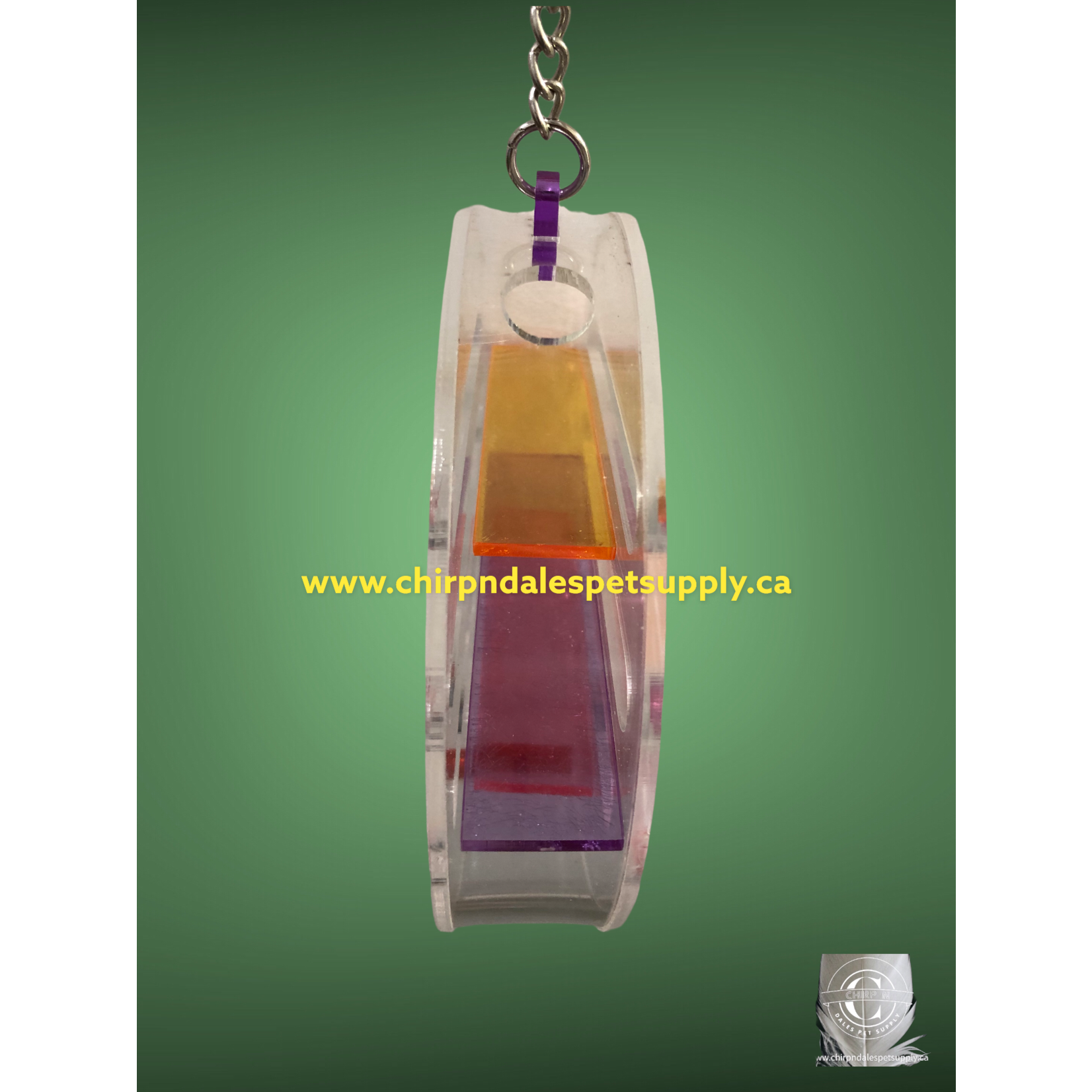 Kings Cages Kings Cages Four Level Foraging Hanging Wheel Large T035