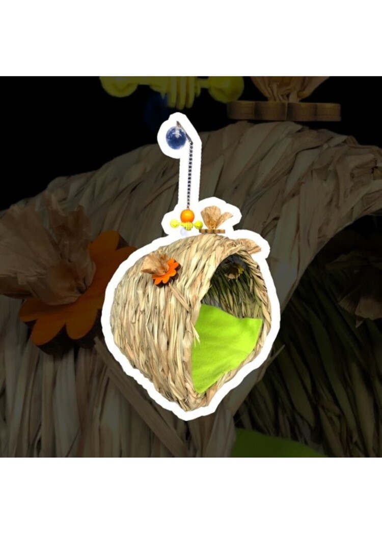 Bonkers Bonkers Open Grass Hut Large 9''x 8''x 7''