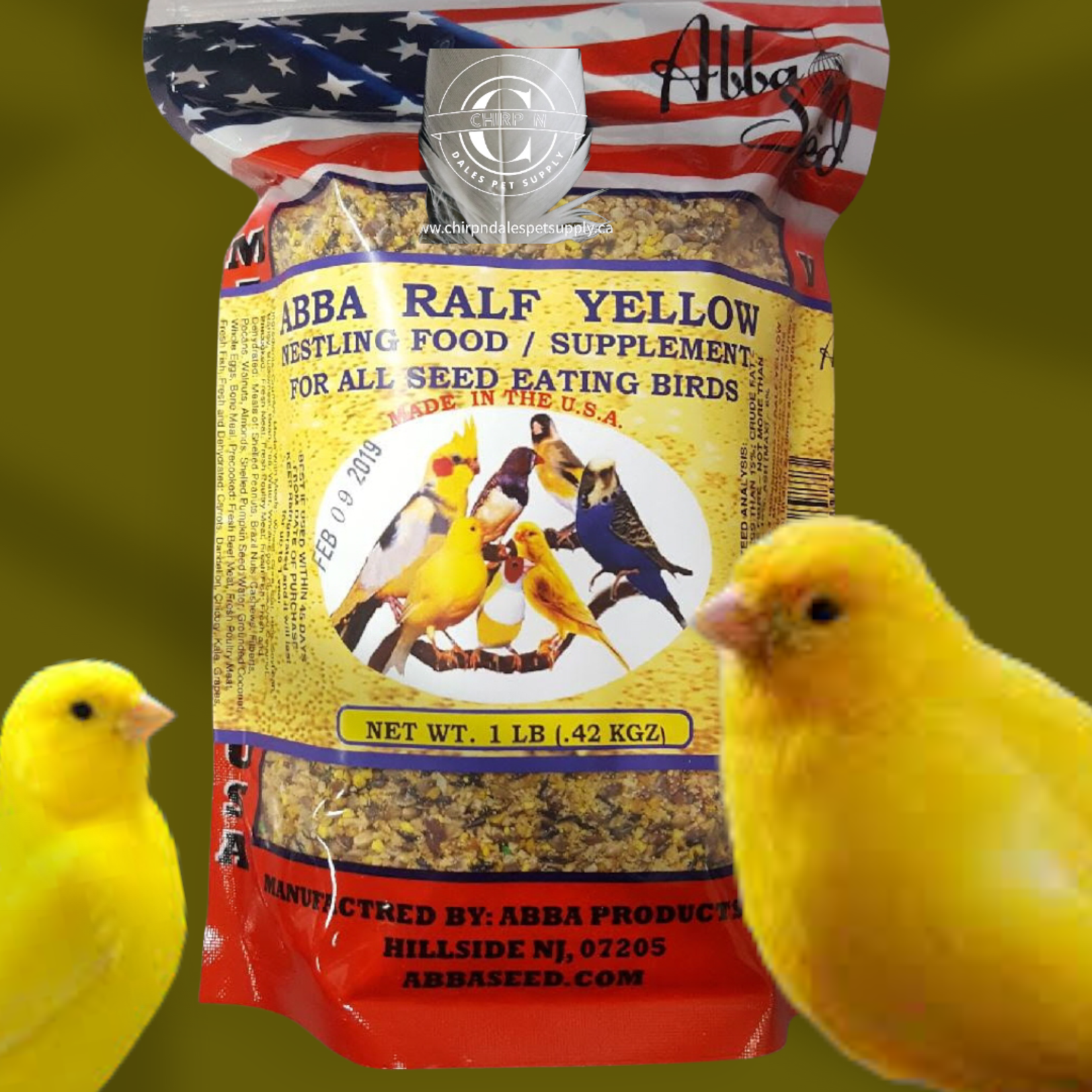 ABBA Abba Yellow Egg Food ( 1 LB) 313