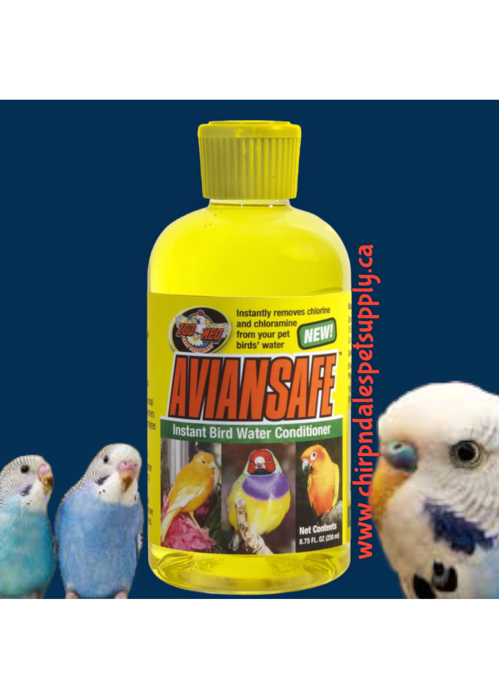 Zoo Med Labs Zoo Med Aviansafe Instant Bird Water Conditioner (2.25oz)